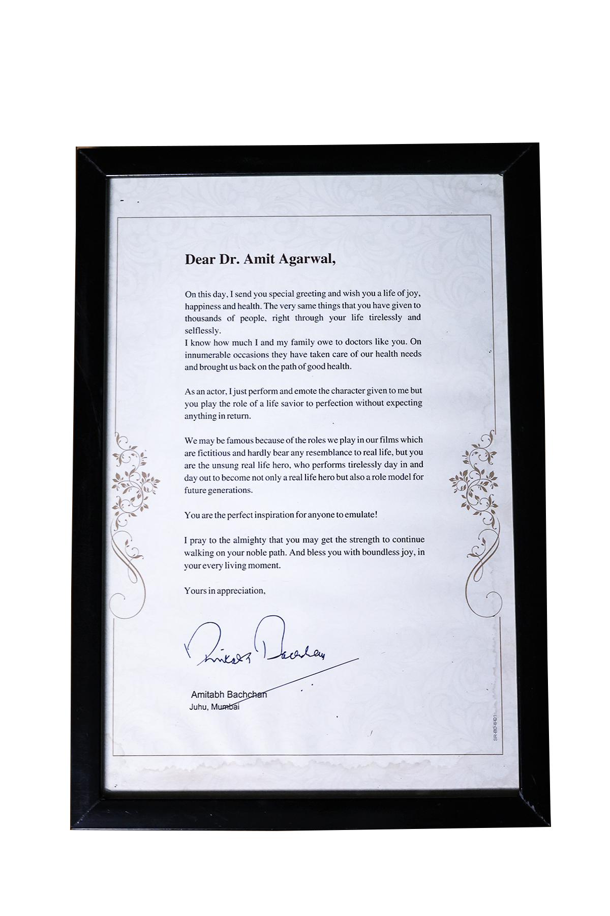 Letter of Appreciation